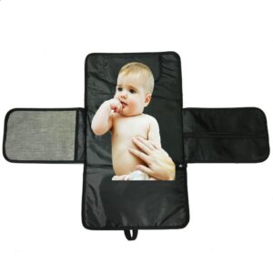 Portable Waterproof Baby Diaper Changing Pad with Strap for Use with Strollers Formerly Diaper Bags