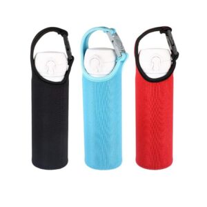 Neoprene Glass Water Bottle Carrier Protective Travel Thermoses Coffee Holder Bag Cooler Bags