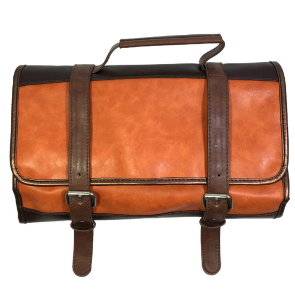Men's Leather and Waxed Canvas Rolled for Toiletry Bag Cosmetic Bags & Fälle - Bild 2