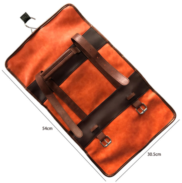 Men's Leather and Waxed Canvas Rolled for Toiletry Bag Cosmetic Bags & Fälle - Bild 5
