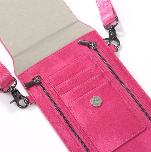 Small Crossbody Phone Shoulder Bag with Card Holder and Wallet Purse Special Purpose Case - صورة 3