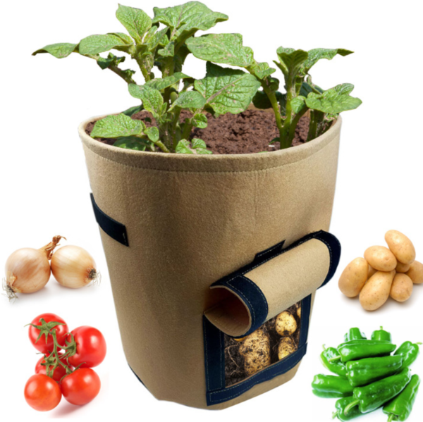 Portable Planting Pouch Special Purpose Grow Bag for Potato Planting for Outdoor Garden Use - Bild 6