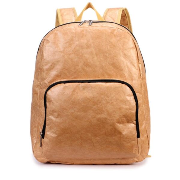 Lightweight Eco-Friendly Women's Backpack Washable Paper with Custom Logo Recycled Material