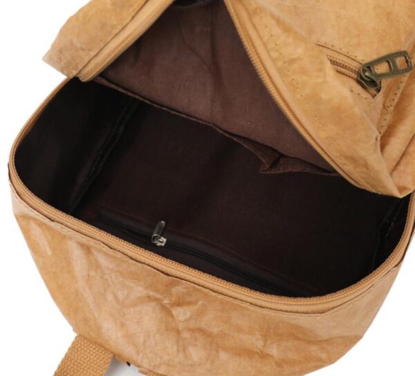 Lightweight Eco-Friendly Women's Backpack Washable Paper with Custom Logo Recycled Material - Bild 5