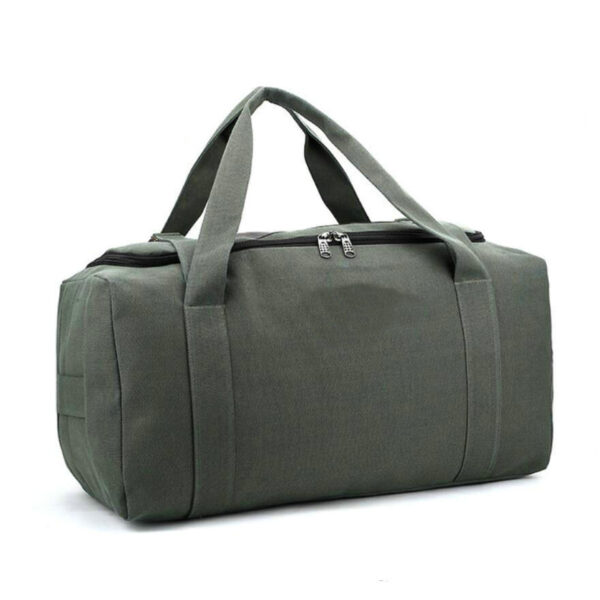 Men's Large Waterproof Canvas Travel Tote Duffle Bag Weekender Luggage Duffel Bags - Изображение 2