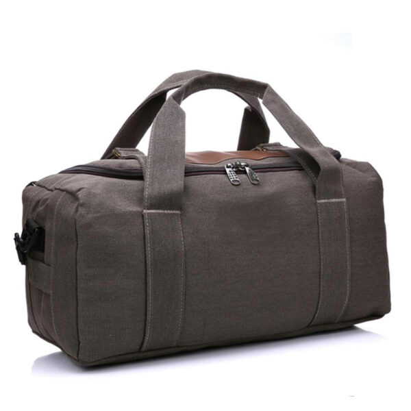 Men's Large Waterproof Canvas Travel Tote Duffle Bag Weekender Luggage Duffel Bags - Изображение 4