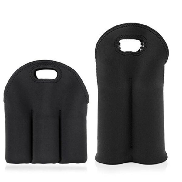 6 Pack Neoprene Beer Cooler Tote Bag for Transporting Cold Beverages - Image 5