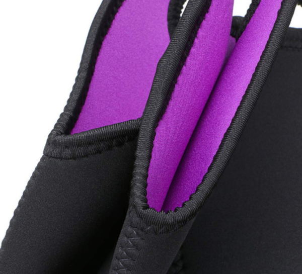 6 Pack Neoprene Beer Cooler Tote Bag for Transporting Cold Beverages - Image 6