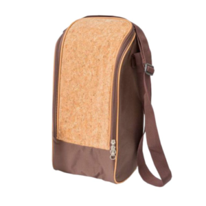 Cork Wine Cooler Bag for Two Bottles Premium Insulated Storage Solution