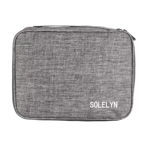 Waterproof Cable Storage Bag for Travel Organization of Charging Cable for Cell Phone or Mini Tablet - Bild 2