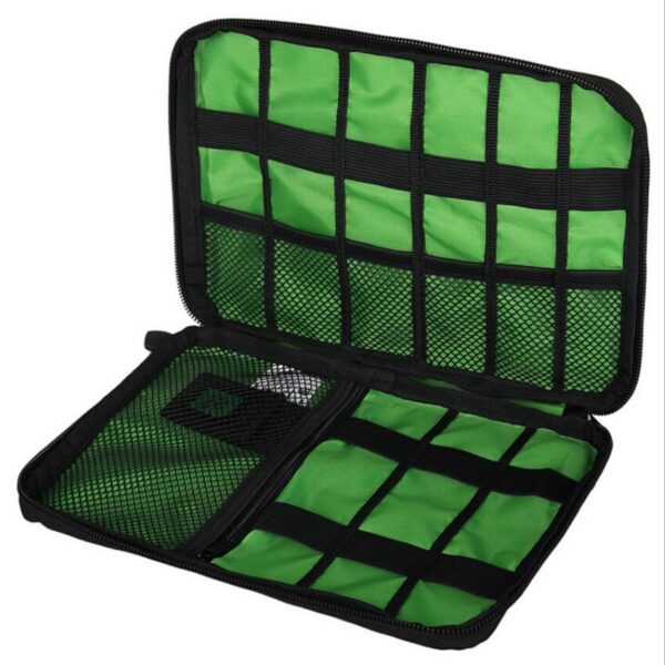 Waterproof Cable Storage Bag for Travel Organization of Charging Cable for Cell Phone or Mini Tablet - Bild 6