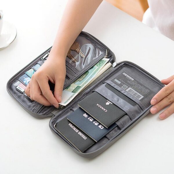 Travel Wallet with Card Holder Family Passport Organizer - Bild 4