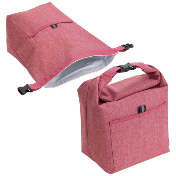 Durable Roll-Top Insulated Cooler Bag for School Lunch Tote Bag - 画像 2