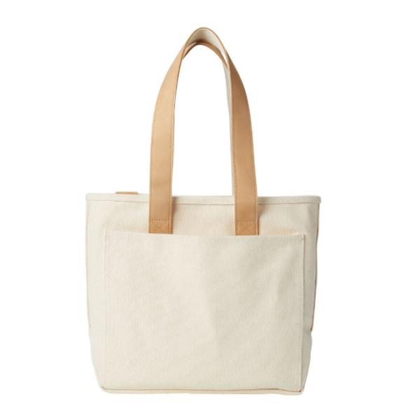 Large Personalized Initial Canvas Women's Tote Beach Bag Monogrammed Gift Tote Bag - 영상 6