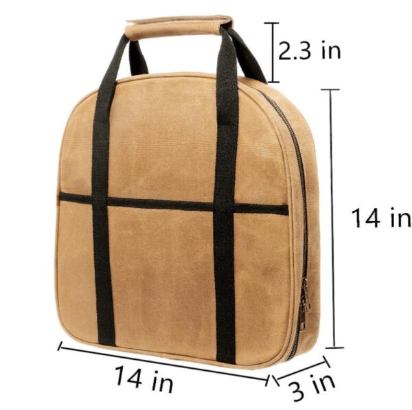 Heavy Duty Canvas Electricians Multiuse Tool Tote Bag Tough Safety Design Versatile Gift Bag - 画像 3