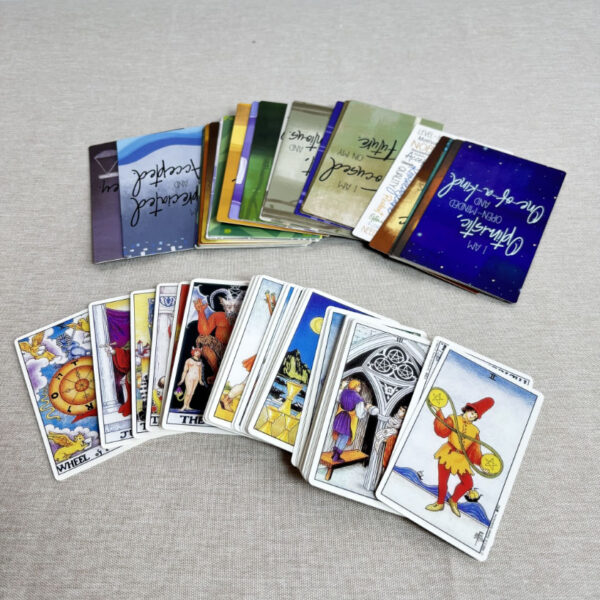 Luxury Tarot Card Playing Cards Deck Holder Tarot Card Gift Tin Storage Box - 画像 3