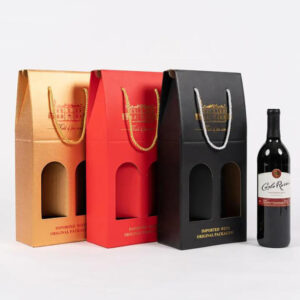 Custom High-grade Leather PU Wine Gift Box Engraved Double Red Wine Packing Box with Wine Set