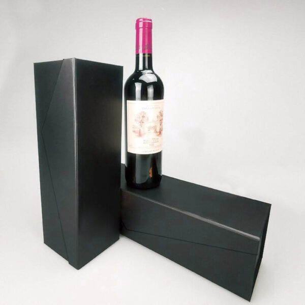 Wholesale Custom Whiskey Wine Paper Boxes Individual Wine Box Single Red Wine Box Packaging - 画像 2