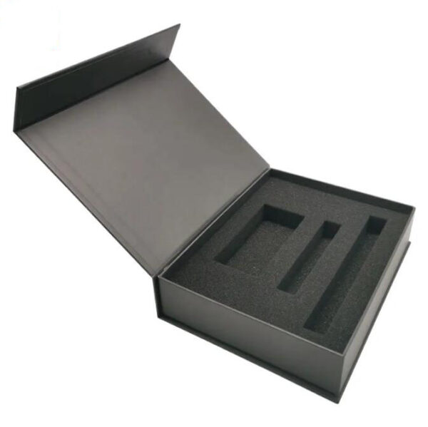 User Defined Size Recyclable Cardboard Paper Hard Rigid Magnet Box Packaging Luxury Foldable Magnetic Gift Box with Magnet Lid - 画像 3