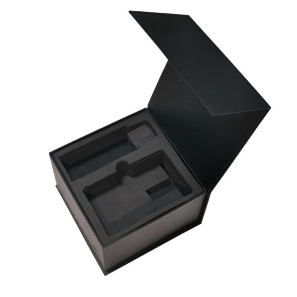 User Defined Size Recyclable Cardboard Paper Hard Rigid Magnet Box Packaging Luxury Foldable Magnetic Gift Box with Magnet Lid - 画像 6
