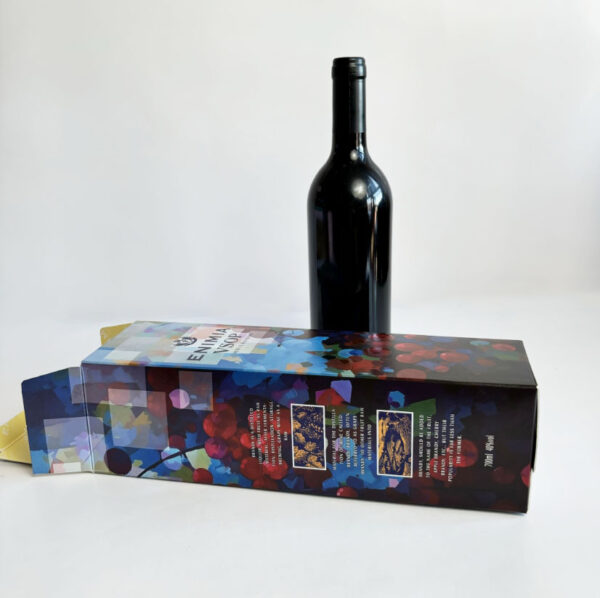 Folding Single Wine Glass Bottle Gift Packaging Boxes - 영상 5