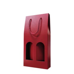 Custom Logo  Exquisite Uv Coating Printing Packaging Box Wine Bottle Packaging Gift Box