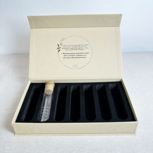 Custom Printing Luxury Linen Magnetism Perfume Packaging Cardboard Box