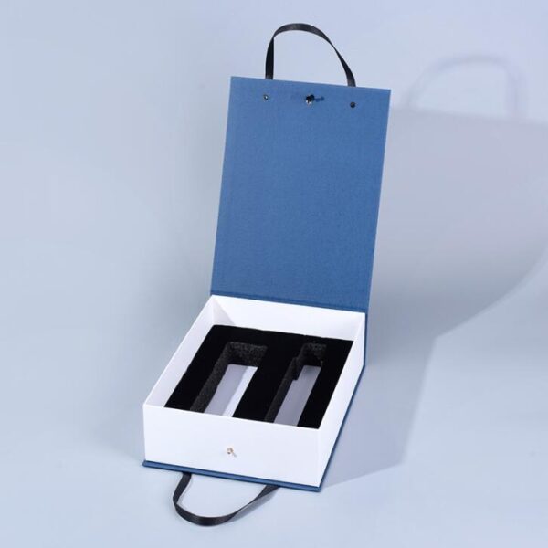 Luxury Wedding Decoration Flower Packaging Paper Box Portable Flower Basket Gifts Folding Paper Box - 画像 4