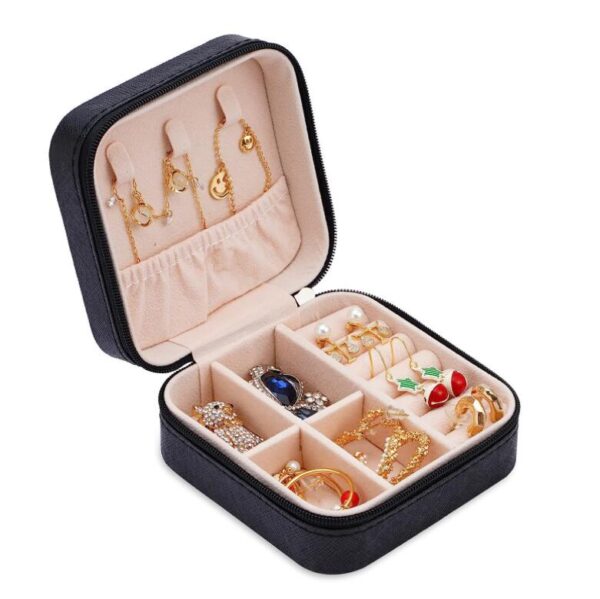 Custom high quality  portable square jewelry box earrings necklace jewelry storage box - Изображение 2