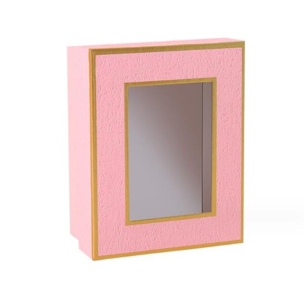 Custom Cardboard Jewelry Paper Box Jewellery Necklace Ring Gift Box Packaging with Clear Window - 画像 3