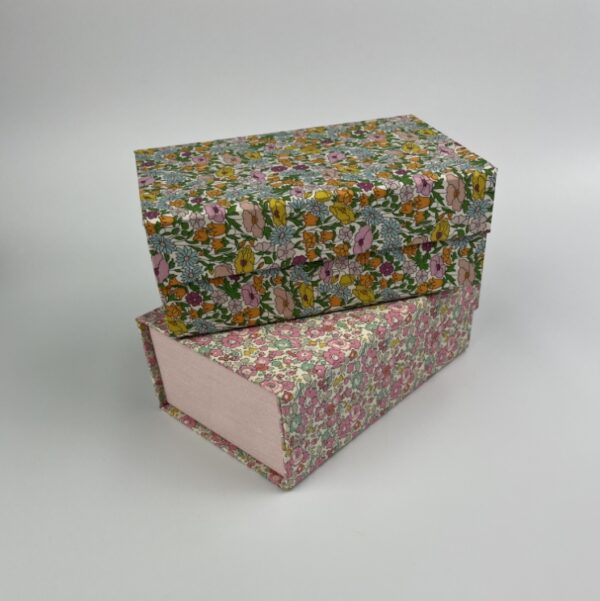 Custom Cardboard Cotton Fabric Wrapped Lined Jewelry Watch Box Gift Packaging Boxes