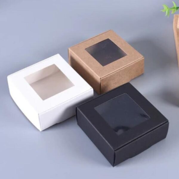 High Quality Cardboard Packaging Paper Transparent chocolate Gift Box with Plastic Window - 画像 3