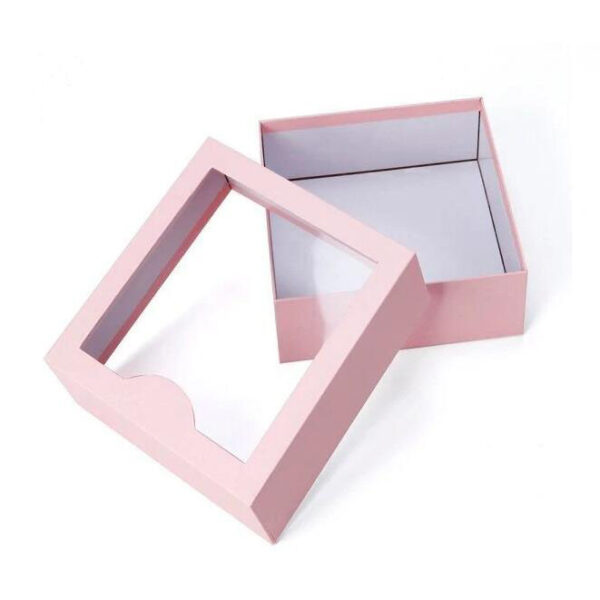 High Quality Cardboard Packaging Paper Transparent chocolate Gift Box with Plastic Window - 画像 4