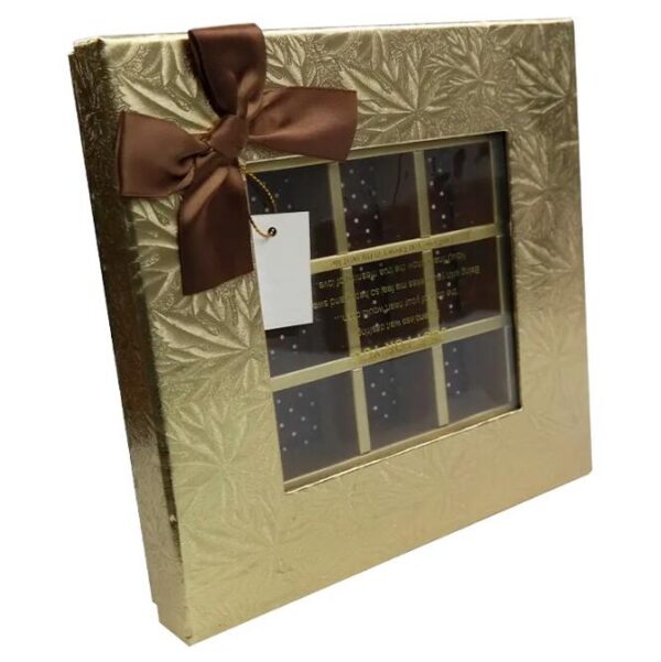 High Quality Cardboard Packaging Paper Transparent chocolate Gift Box with Plastic Window - 画像 6