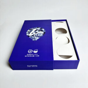 Custom Logo Perfume Sample Cosmetic Packaging Cardboard Slide Drawer Box with Foam Insert