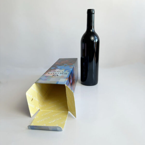 Manufacture Cheap Custom Luxury Fancy folding Paper Packaging Wine Gift Box - 画像 6
