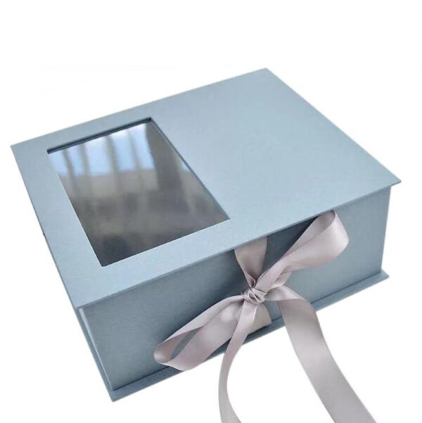 Custom Luxury Packaging Box with Clear PVC Window Gift Box Packaging Paper Box