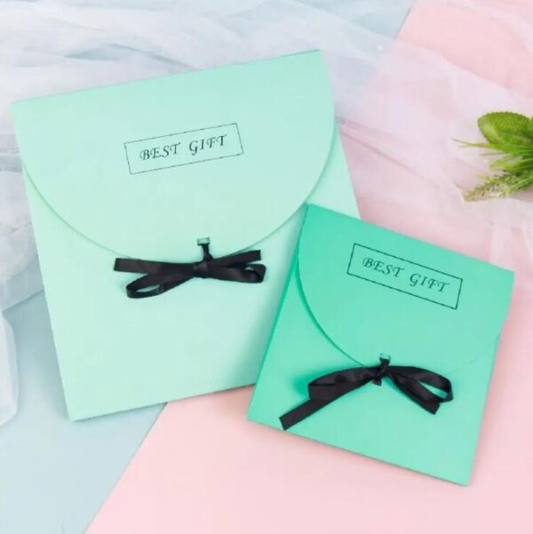Custom Exquisite Made Size Color Paper Envelope Printing Customized for Wedding Invitation - Imagem 5