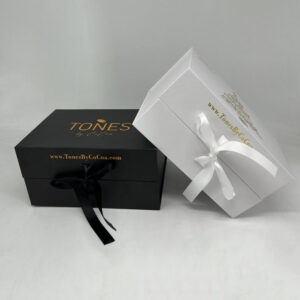 Custom Craft Keepsake Carton Boxes Luxury Magnetic Folding Jewelry Paper Packaging Gift Box with Bow Ribbon