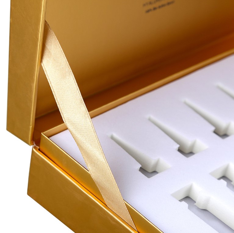 Luxury Custom logo Paper Cardboard Cosmetic Skincare Packaging Perfume Essential Oil Bottle Packaging Gift Box - Bild 4