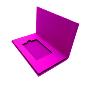 Custom  Natural Linen Magnetic Gift Box Luxury Bank Cards Membership Card Gift Box