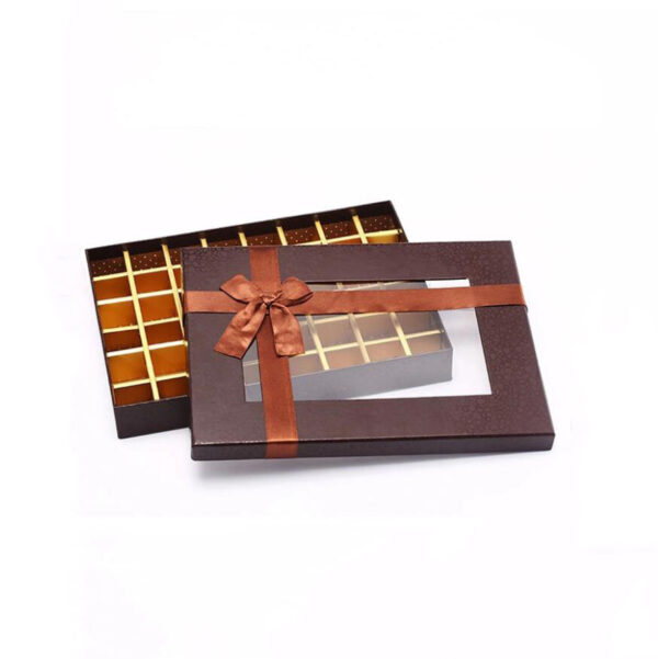 Luxury Super Quality Custom Two Piece Box Paper Gift Box Lid and Base Chocolate Packaging Box - 画像 6