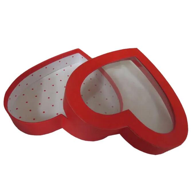 Luxury Gift Packaging Customised Valentine Day Heart Shaped Packaging Chocolate Flower Gift Boxes - Image 3