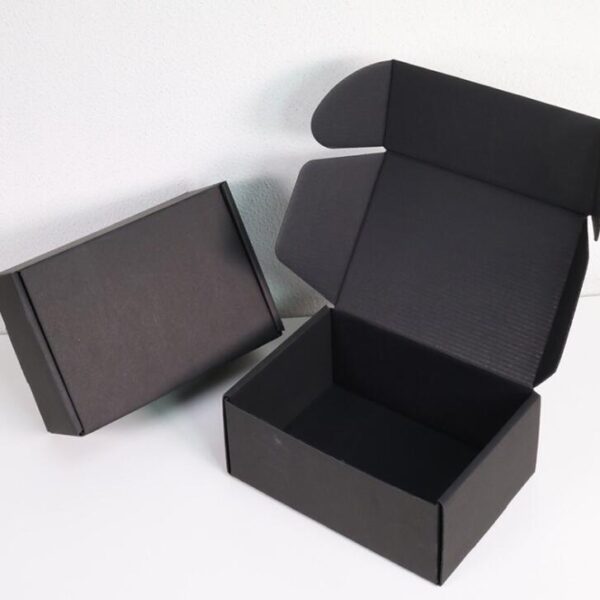 Custom Logo Small White Black Pink Kraft Corrugated Cardboard Gift Package Jewelry Packaging Paper Shipping Box - Image 4