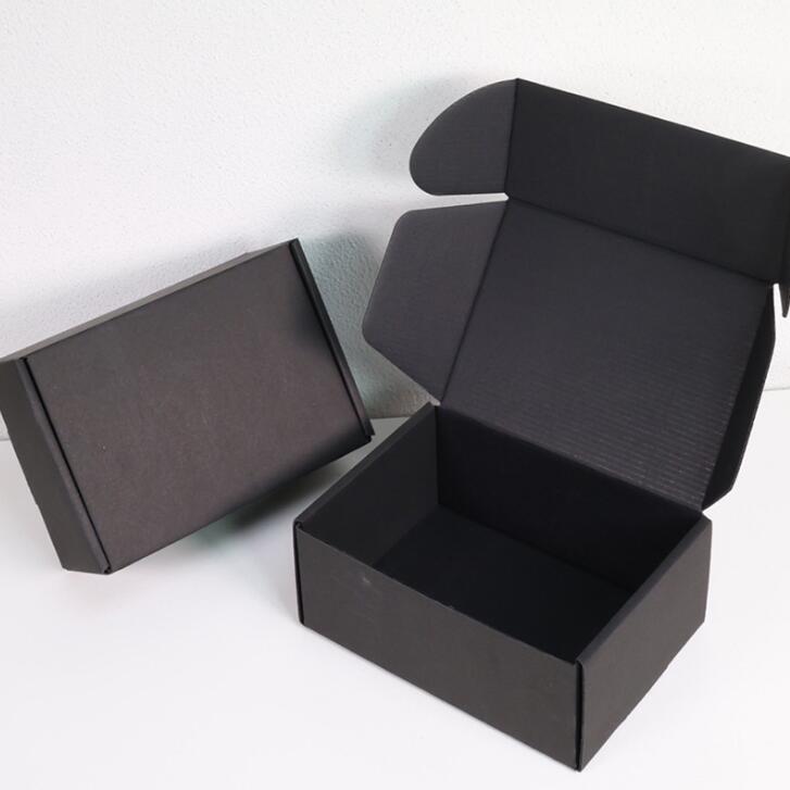 Custom Logo Small White Black Pink Kraft Corrugated Cardboard Gift Package Jewelry Packaging Paper Shipping Box - 画像 4
