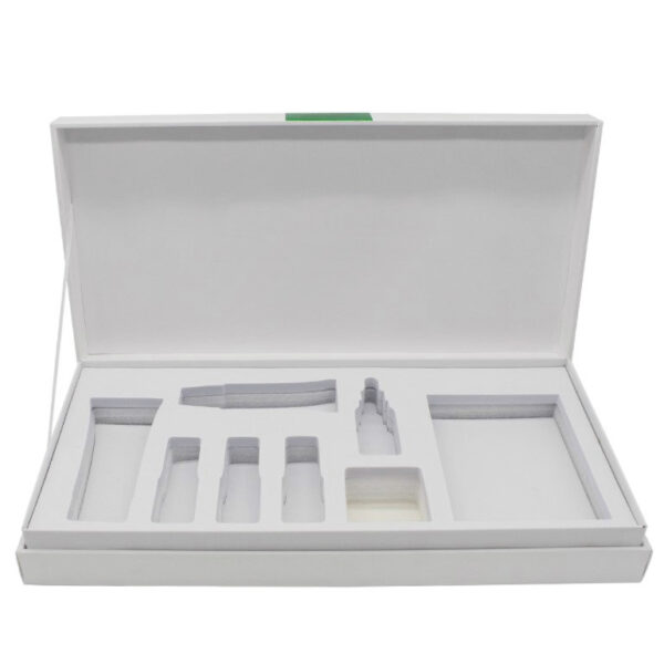 Customized Cosmetic Matt Magnetic Long Paper Gift Box Perfume Sample Set Essential Oil Packaging Box with Foam - 画像 5