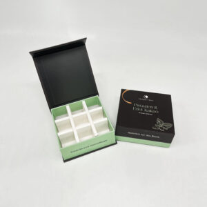 High-End Atmosphere Choice Paper Packaging Chocolate Gift Book Shaped Boxes With Dividers