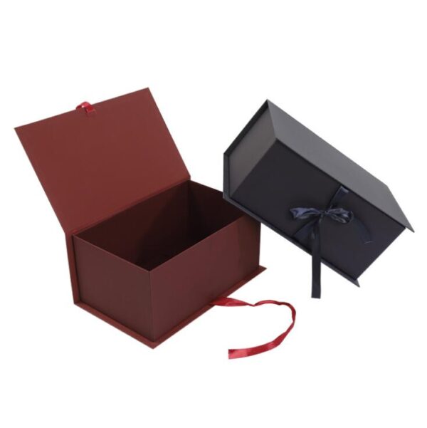 Luxury Custom Holographic Laser Paper Rigid Cardboard Clamshell Perfume Packaging with Premium EVA Insert - Image 2