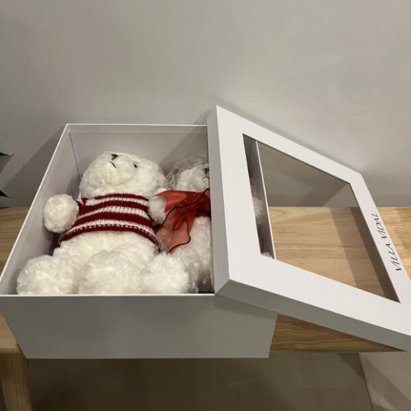 Custom Luxury Jumbo Size Scarf Clothing Box Lid and Base Cardboard Packaging Box - Imagem 6