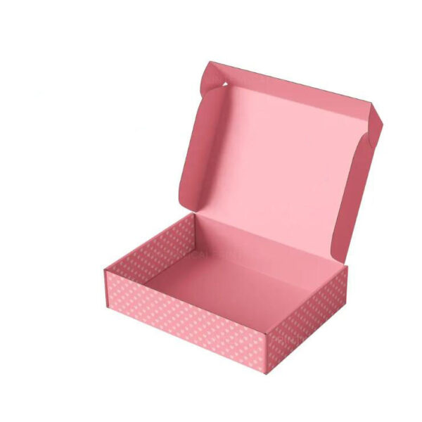 Custom Fashion Trend Gift Paper Package Mailer Box for Clothes Kraft Corrugated Packaging Box - 画像 2